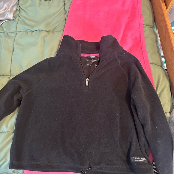 Calvin Klein Quarter Zip Sweatshirt - Picture 3 of 4